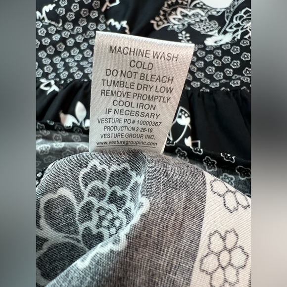 Pinky Youth Floral Black And White Dress - Picture 8 of 8